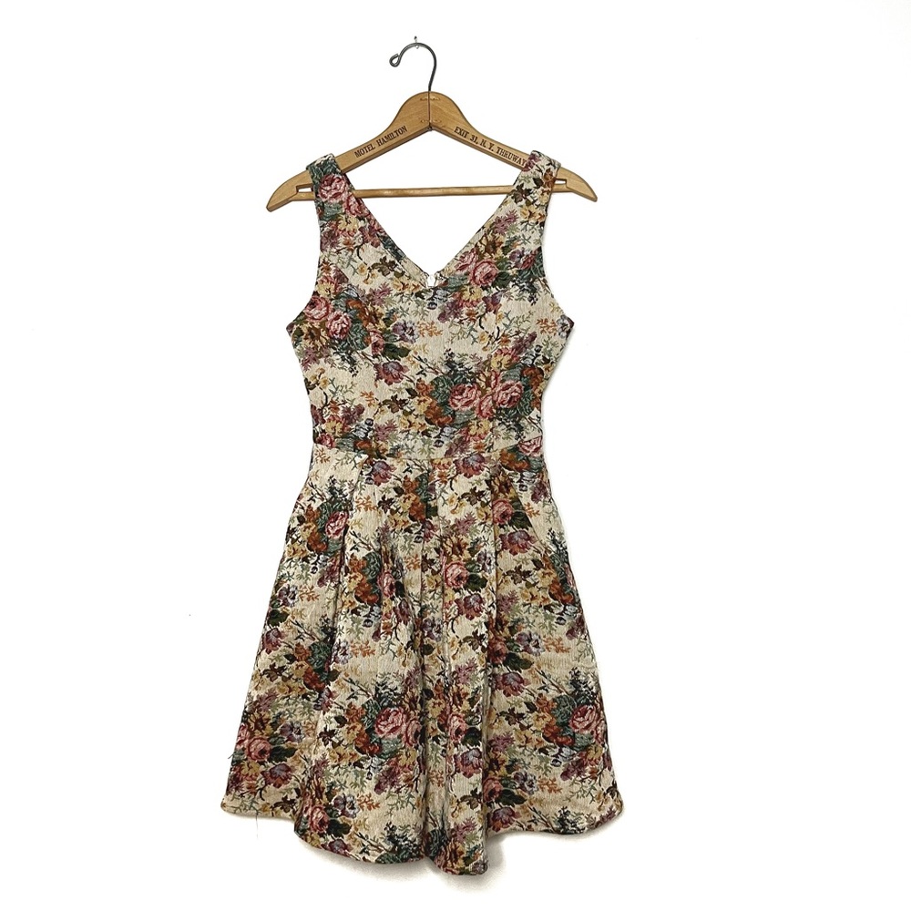 1861 | Tapestry Style Mini Dress